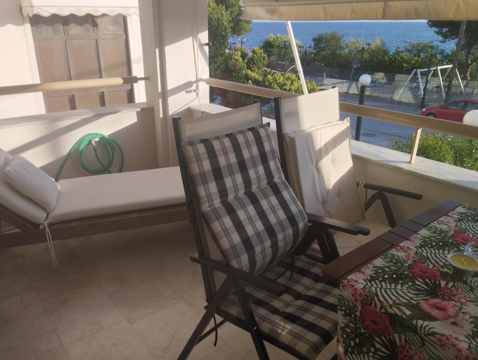 Seaview To Olympus, Sunny, Cosy Apartment Nea Michaniona Ngoại thất bức ảnh